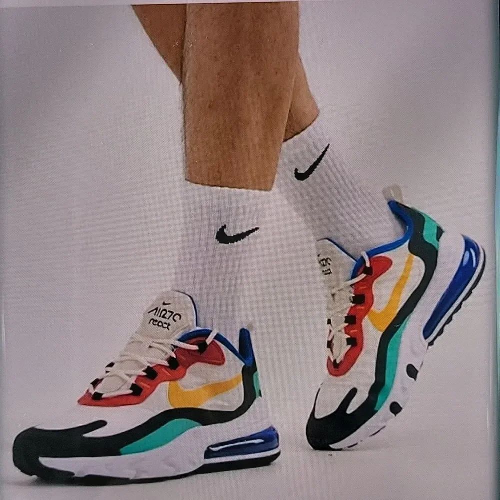 NIKE MEN'S AIR MAX 270 REACT PARACHUTE SNEAKER